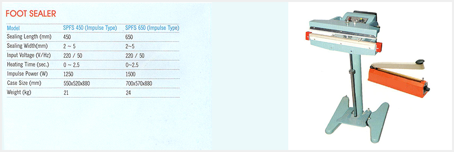 Foot Sealer Machine
